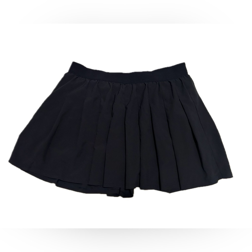 AS REVIVAL Black pleated skort